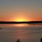 lake monduran sunset from dam wall