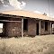 Abandoned rail workers shack