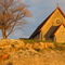 Church at sunset at Naracoorte