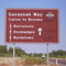 Turn off to Savannah Way