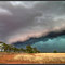 A severe storm approaches Nyngan, NSW  www.ozthunder.com
