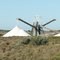 Salt farm near Onslow West Australia