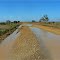 Oodnadatta track after a rainy night, South Australia