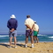 It takes three to cast a line....Point Ricardo- 90 mile beach