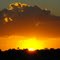 Sunset over ouyen Victoria