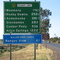 Alice Springs 1222 km Roadsign