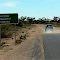 start of dirt road from Wentworth to Pooncarie, NSW. Australia