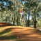 Grabbing some air: Parkes BMX track