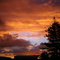 sunset on the southern mallee