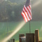 Flag in the sun