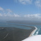 Aerial shot - approaching Inskip Point