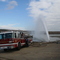 Cleaning the Hose at Woodcock
