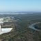 Aerial View of Robinvale and the Murray River
