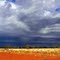 Looking back towards Birdsville from the track to Windoorah