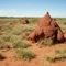 Giant anthills in the Pilbara, Western Australia