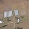 Aerial photo of sheds