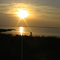 Perkins Island, high tide as sun sets