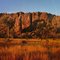 West Australia, Kimberley Region, Windjana-Gorge Nationalpark Sunset.