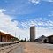 Old Wycheproof station and silos