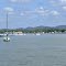 A view from the passenger ferry, en-route to Coochiemudlo Island. The view is towards the mainland.
