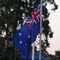 The Australian Flag at Half Mast