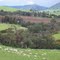View up the valley