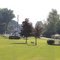 Welcome signs and gazebo, West Michigan Avenue, Clinton, Michigan