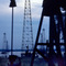 Oil Derricks in Tabbs Bay, between Baytown and Hog Island -- 1979