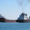 ships passing on st. clair river