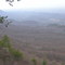 View from Chillhowie Mountain, the chimneys at bottom left