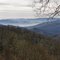 The mountains between the clouds