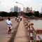Quanzhou (泉州): 800 year old Shunji Bridge (photo 1998, partly collapsed after flooding 2006)