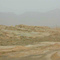 由烽火台东望远处的克孜尔尕哈千佛洞 Kizilkaghe Caves in the distance