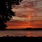 Sunrise over Pewaukee Lake