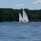 Sailing on Lake Nagawicka, Delafield, Wisconsin by Joe Recer