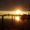 Palacios, TX Marina at sunset