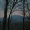 View at Dusk of Stone Mtn from River Ridge