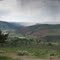 Rain moving up the valley