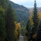 A view of the River Road near the crossing of Dry Creek Road on a moody Autumn day.