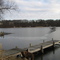 Partially frozen Middle Lake