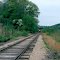 Valley Railroad Tourist Train led by GE 44 Ton Locomotive No. 800 at Essex, CT