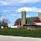 Green Roof Barn with Silos