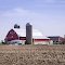 Country Barn with Silos