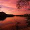 Sunset at Lake Royale