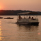 pontoon sunset