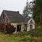House sinking into soft sandy soil