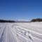 Approaching Flathorn Lake, with Mt Susitna in the background