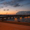 sunset over the bridge..
