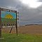 Cloudy field in Sunfield