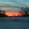 February 12, 2011 sunset north of Granby, MO